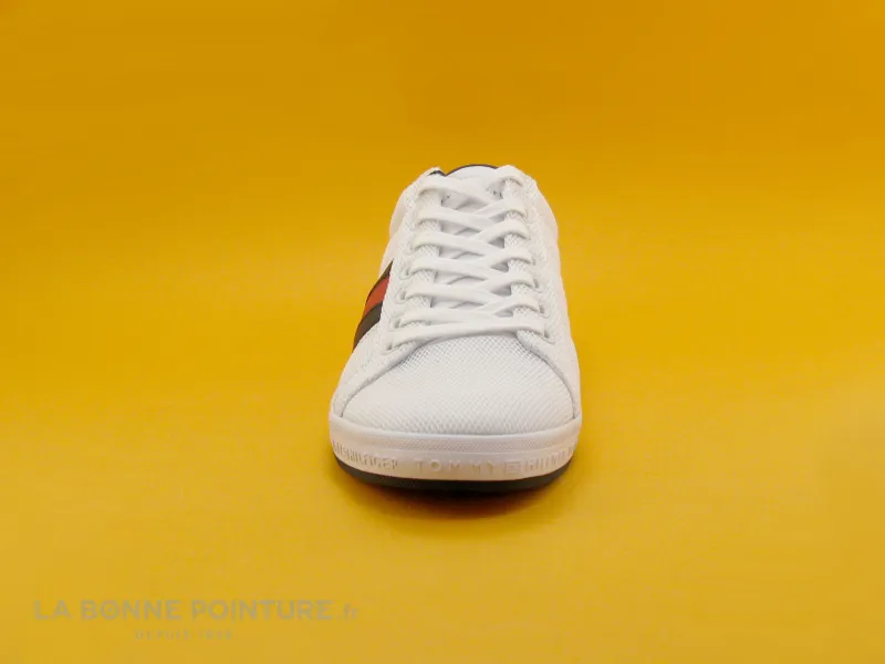 Achat chaussures Tommy Hilfiger Homme Chaussure en Toile, vente Tommy Hilfiger FM0FM02202 100 White - Basket blanche