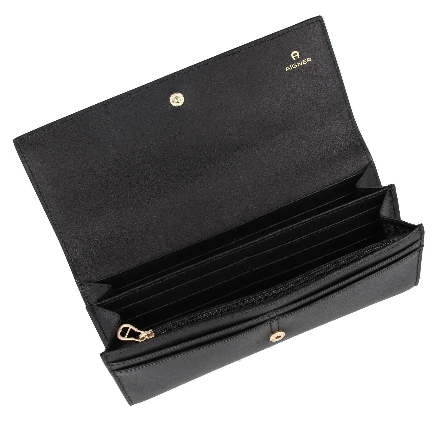 AIGNER Diadora Porte-monnaie Protection RFID Cuir 20 cm
