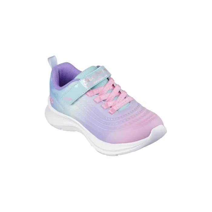 Basket à Scratch Skechers Blurred Dreams - Turquoise-Multi