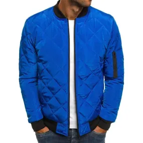 Blouson matelassé homme Bleu électrique