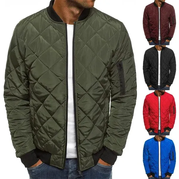 Blouson matelassé Rouge