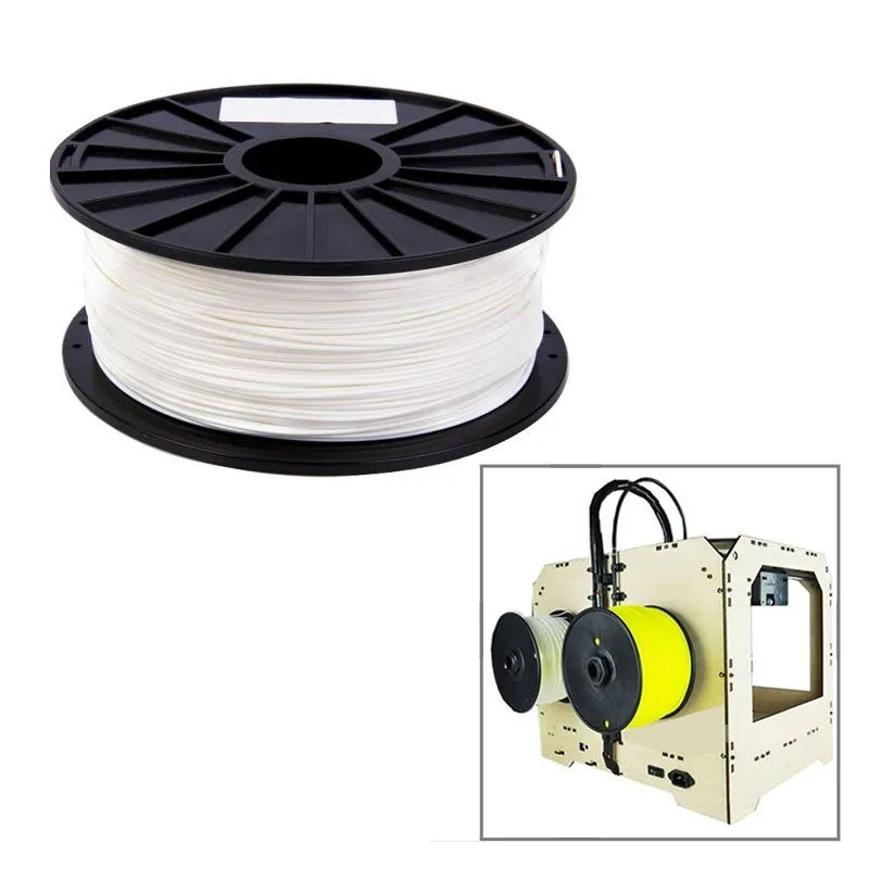 Bobine de fil PLA 1.75 mm biodégradable imprimante 3D Blanc
