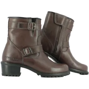 Bottines BIKER OVERLAP marron - MAXXESS.FR, Chaussures moto