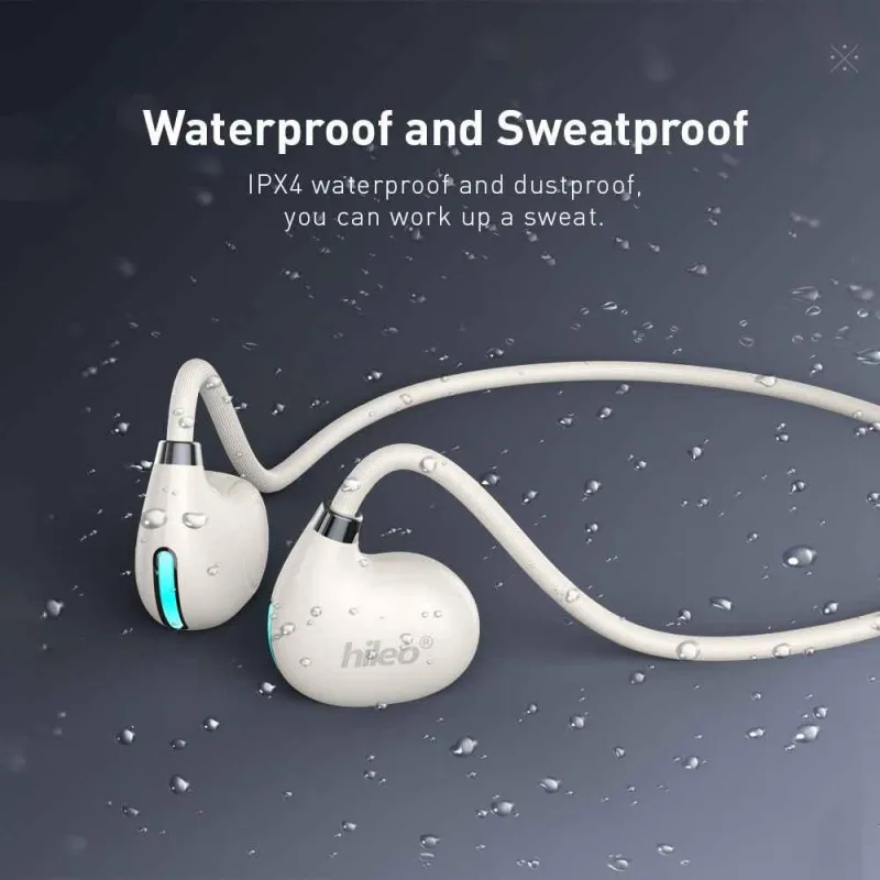 Casque Sport Bluetooth Sans Fil IPX4 10H Autonomie Blanc