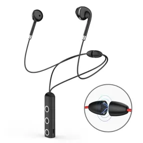 Casque Sport Sans Fil Bluetooth HD Stéréo avec Micro Blanc