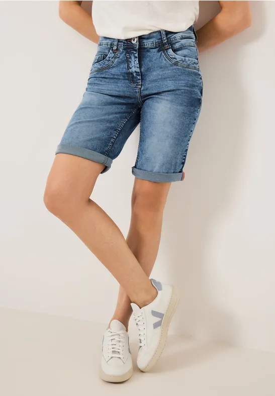 CECIL Short en jean coupe slim  - Style TORONTO