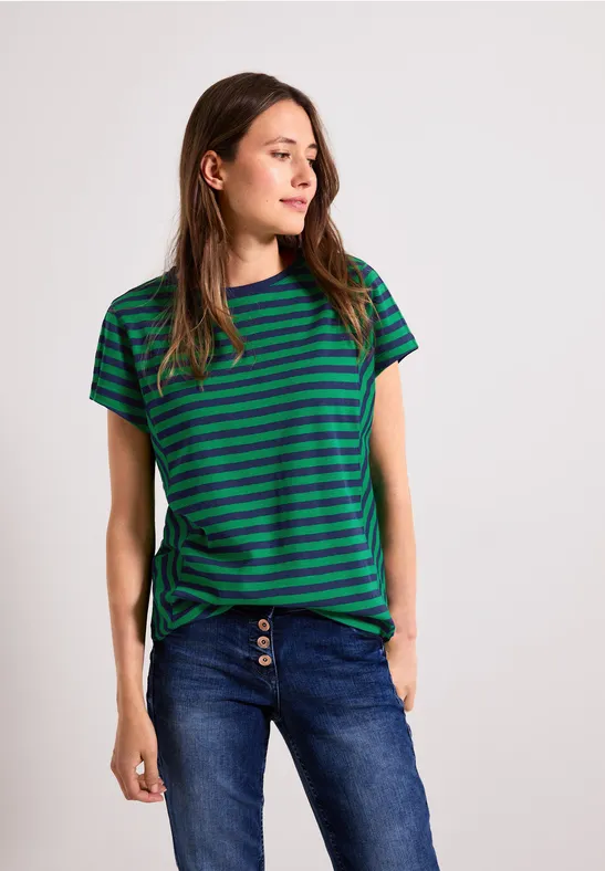 CECIL T-shirt rayé décontracté 