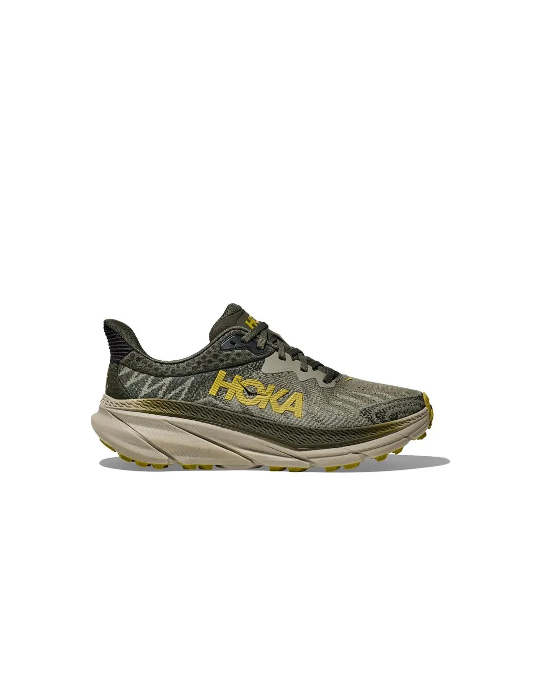Chaussures par Trail Hoka Challenger 7 Homme Vert olive