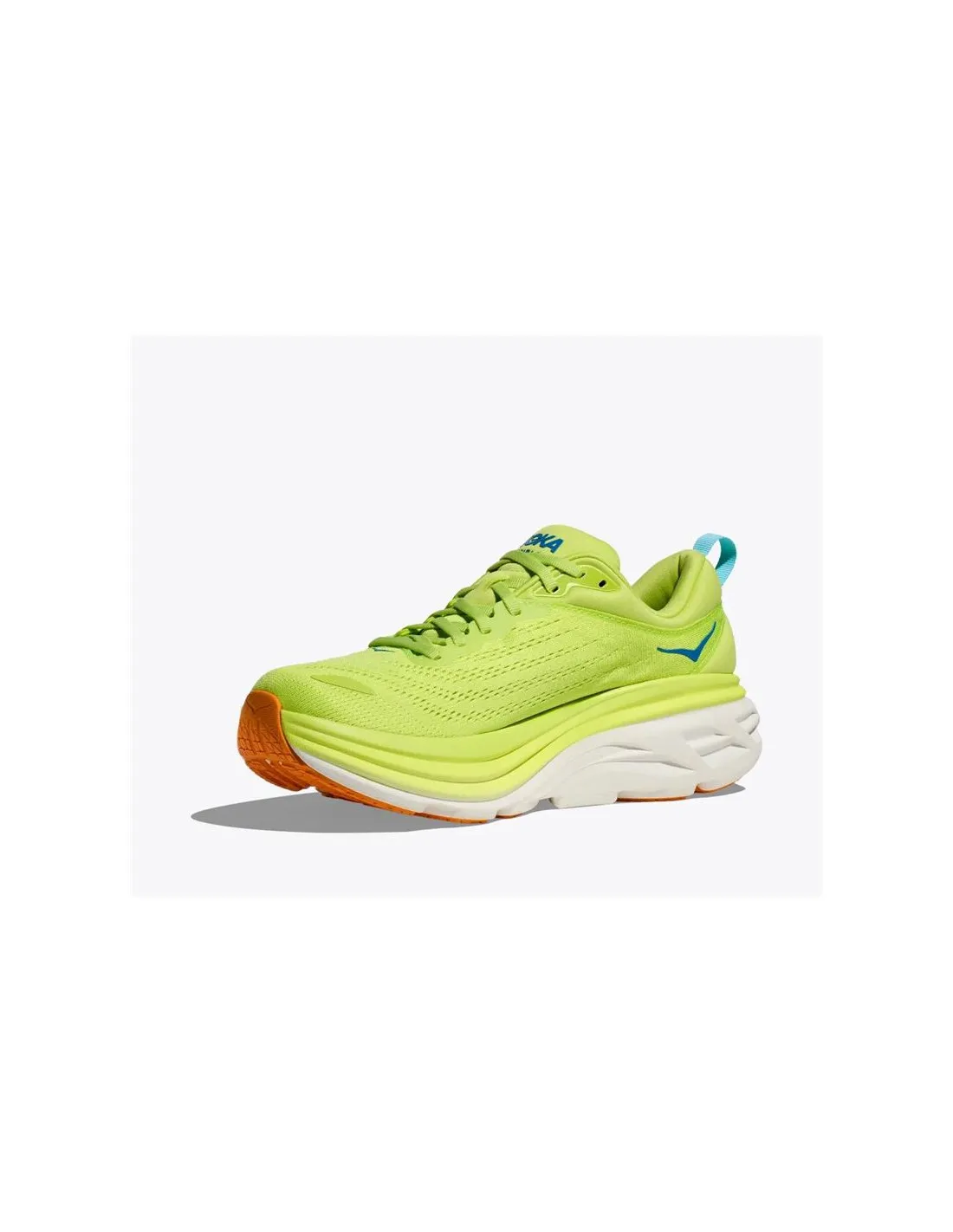 Chaussures Running de Hoka Bondi 8 Jaune Homme