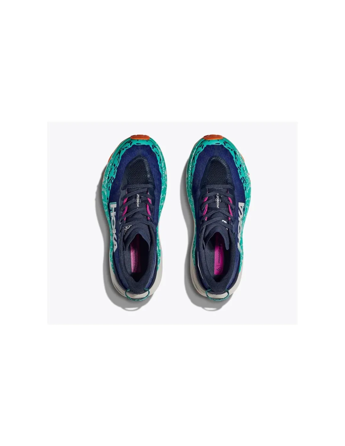Chaussures running de Hoka Speedgoat 6 Bleu Femme