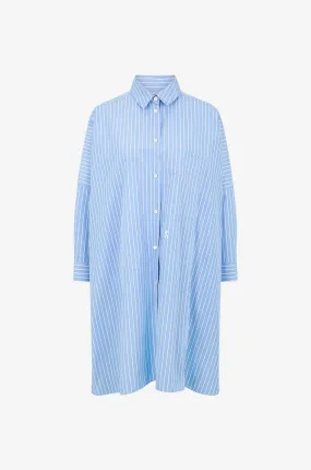 Chemise oversize en popeline rayée Sunday