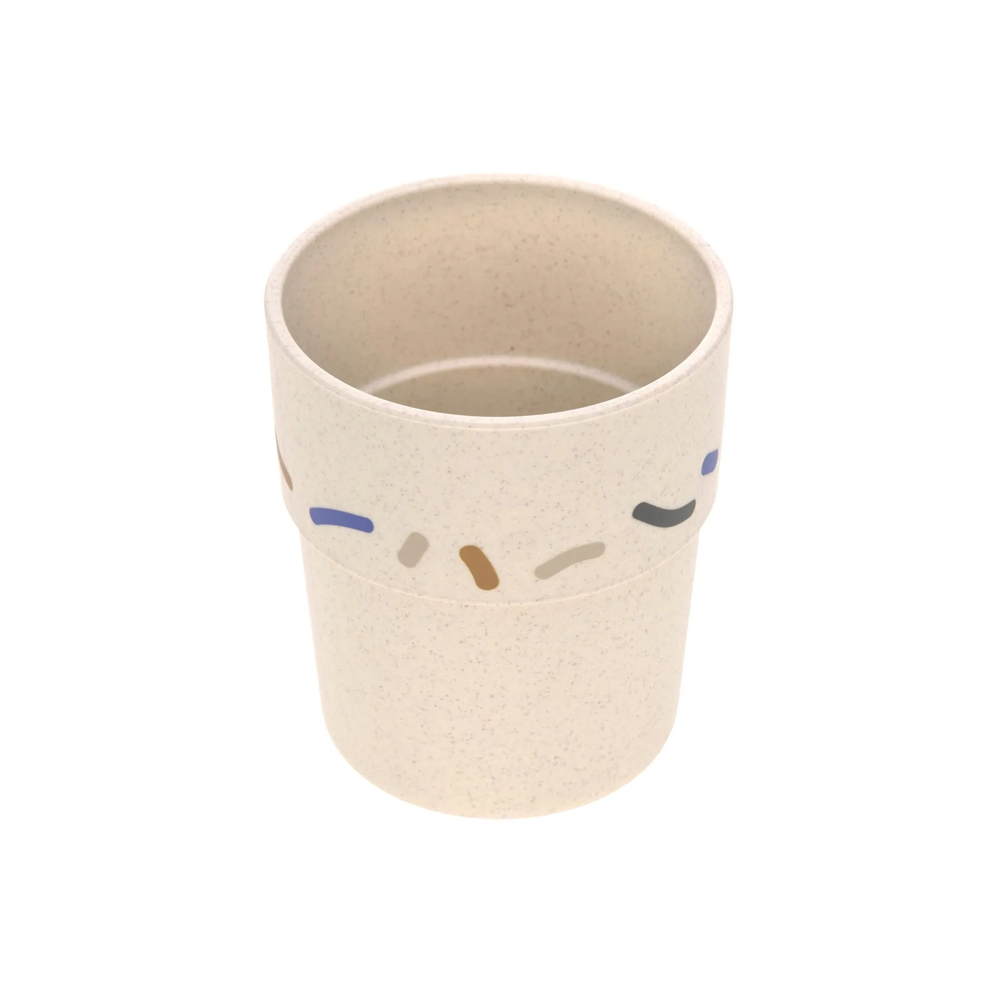 Coffret repas enfants (assiette, bol, tasse, cuillère), Little Mateys royal bleu | Lässig