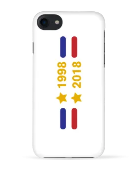 COQUE 3D Iphone 7 Champions du monde 2018 brodé de tunetoo
