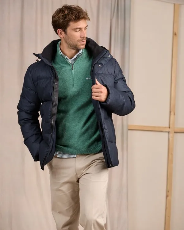 Doudoune César indigo 