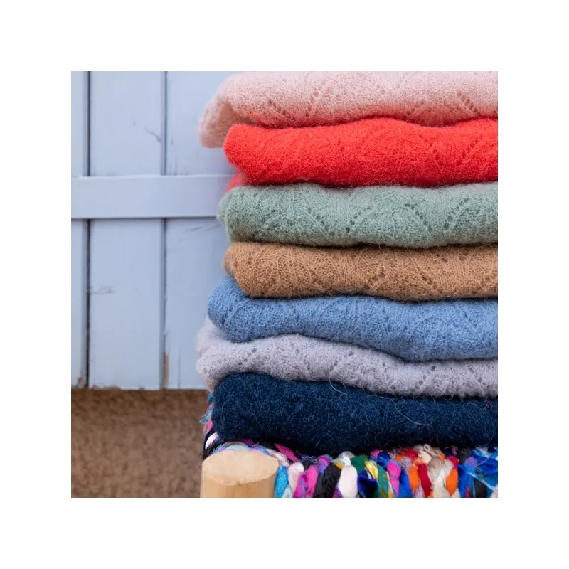 Débardeur maille ajourée, 15% Alpaga. Eté comme hiver, 5 couleurs. 
