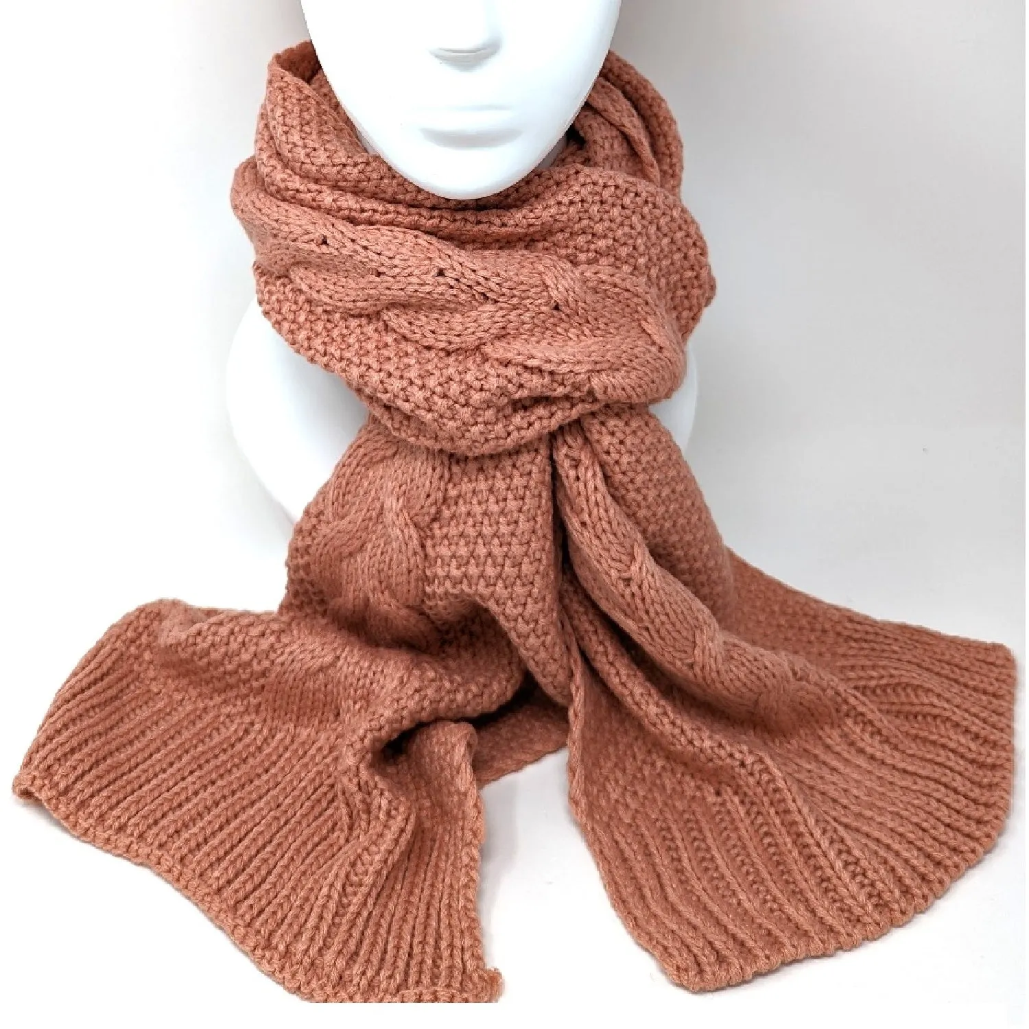 Foulard avec torsades