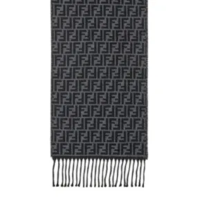 Foulard - Foulard en laine noire | Fendi