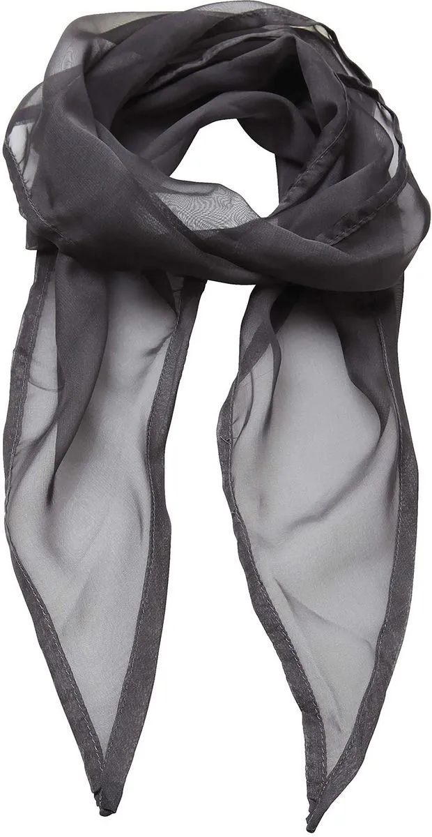 Foulard mousseline - PR740 - gris foncé 