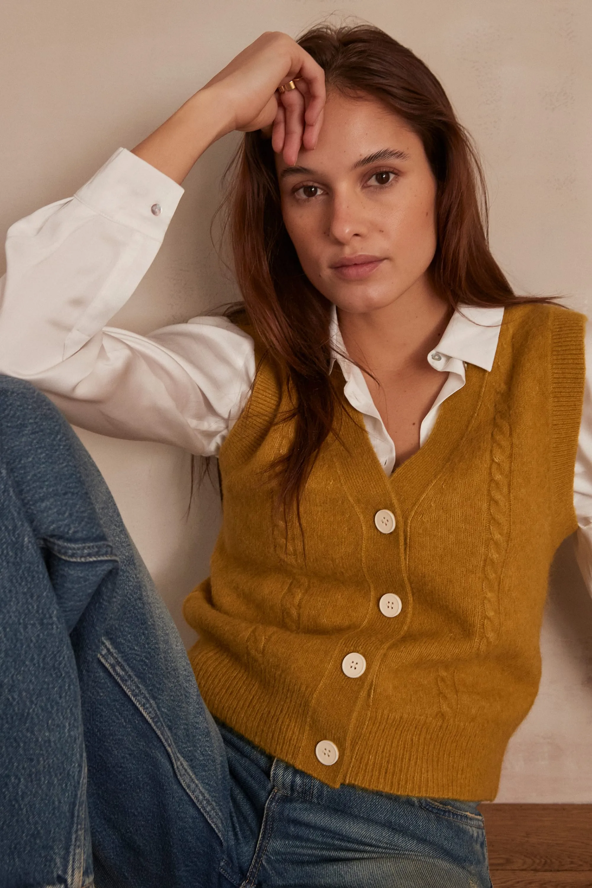 Gilet sans manches LORIE ALPAGA | Maison 123