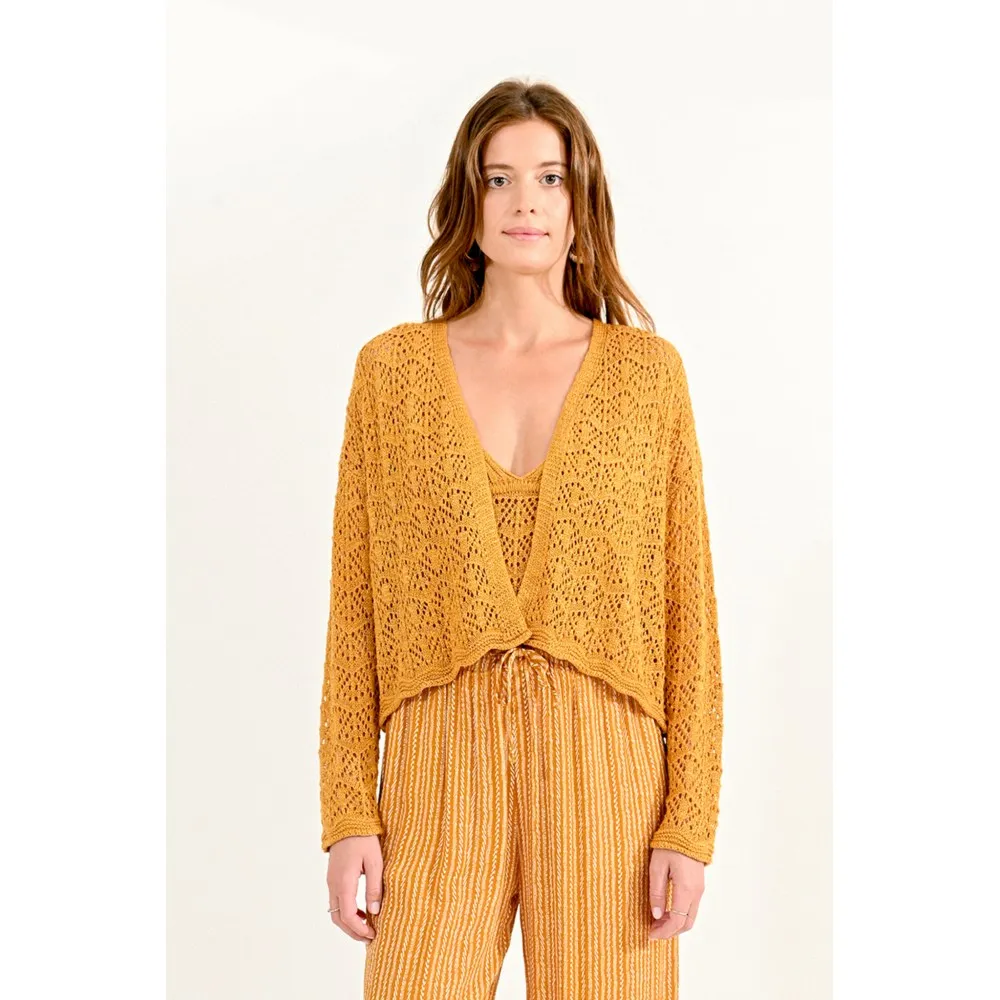 GILET YELLOW MANGO - MOLLY BRAKEN
