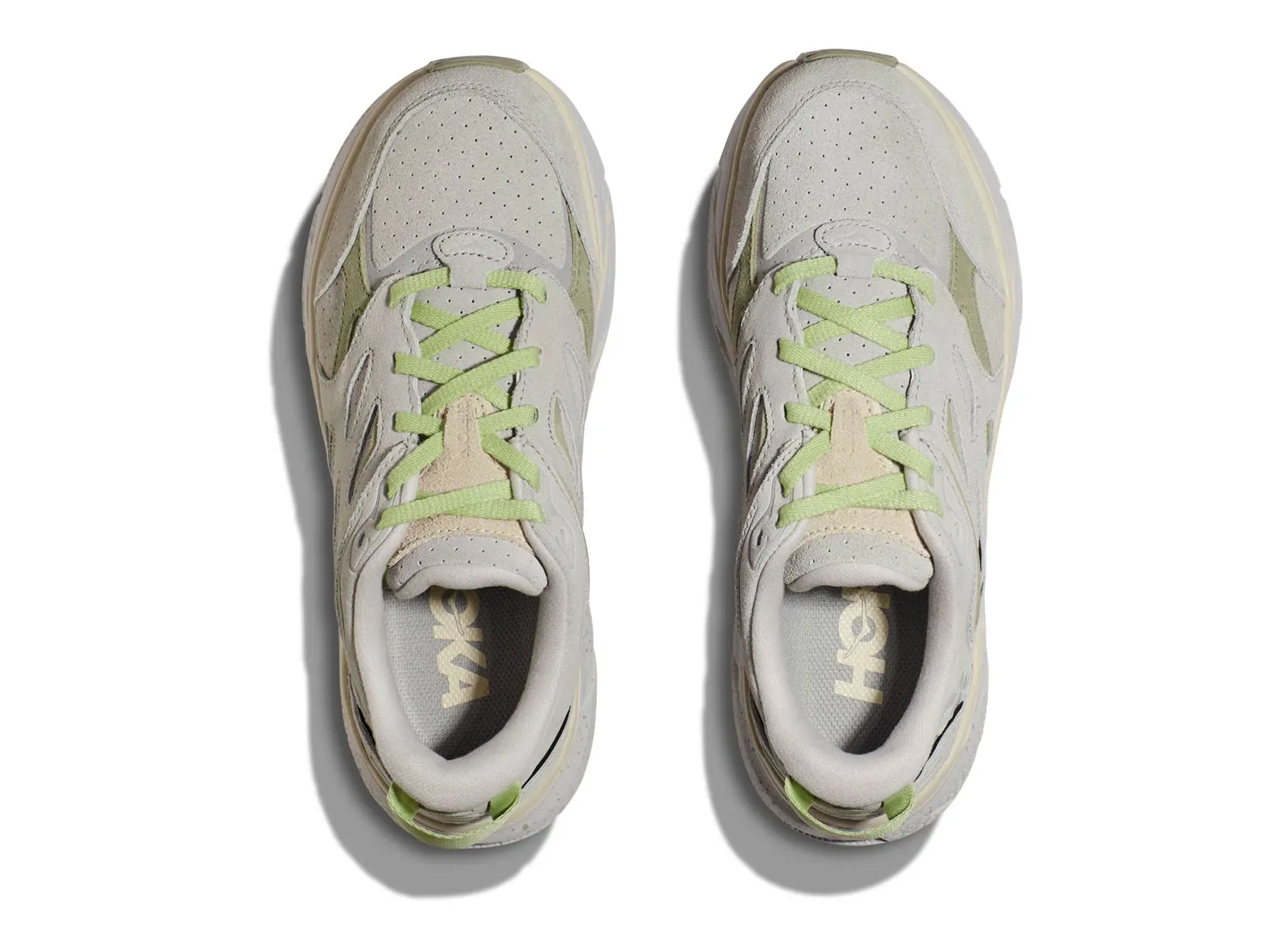 Hoka Clifton L Suede Vaporous / Barley