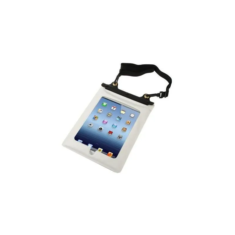 Housse étanche universelle tablette waterproof 10" Blanc