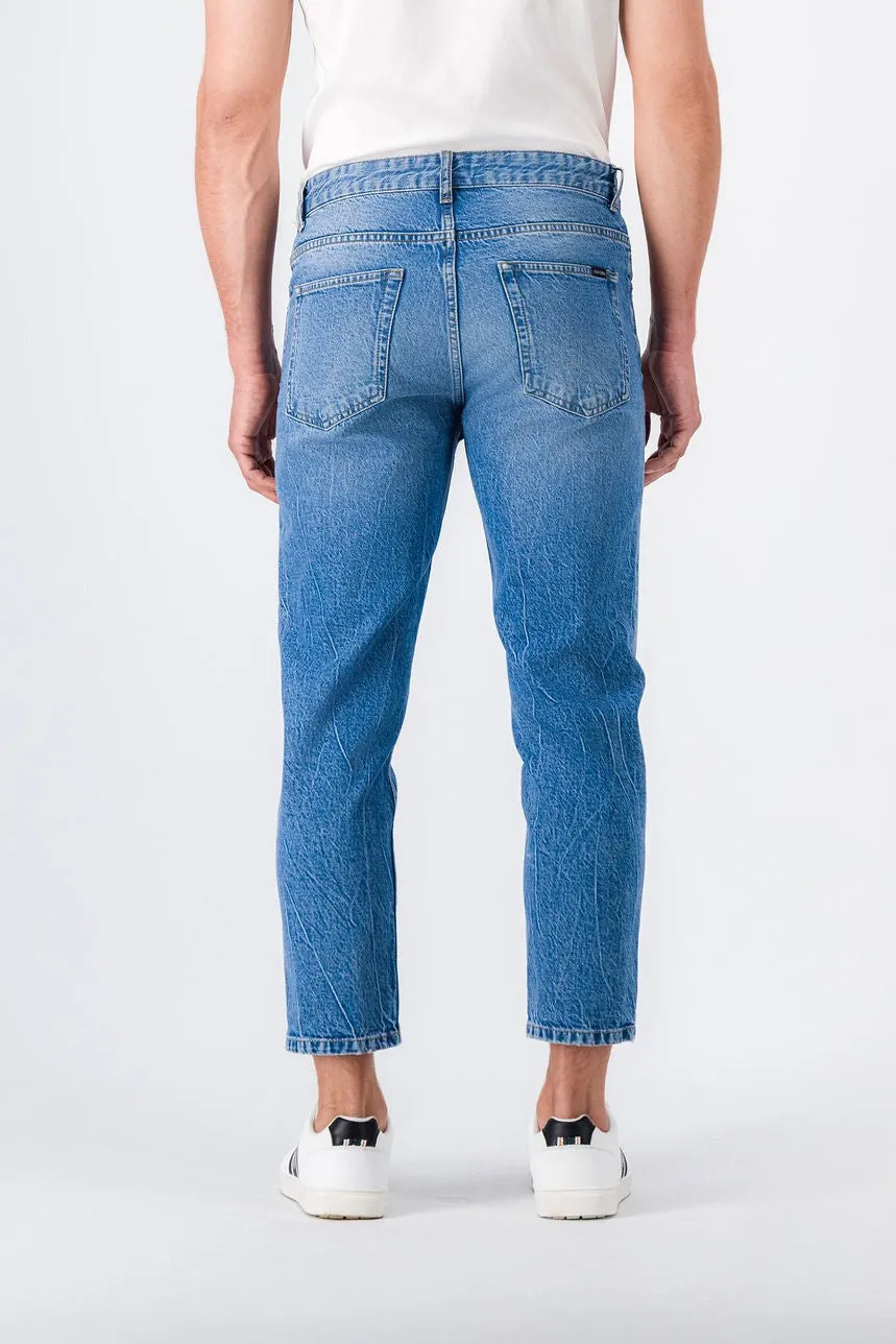 Jean coupe étroite DAD CROPPED FRIPP/INDIGO CLAIR