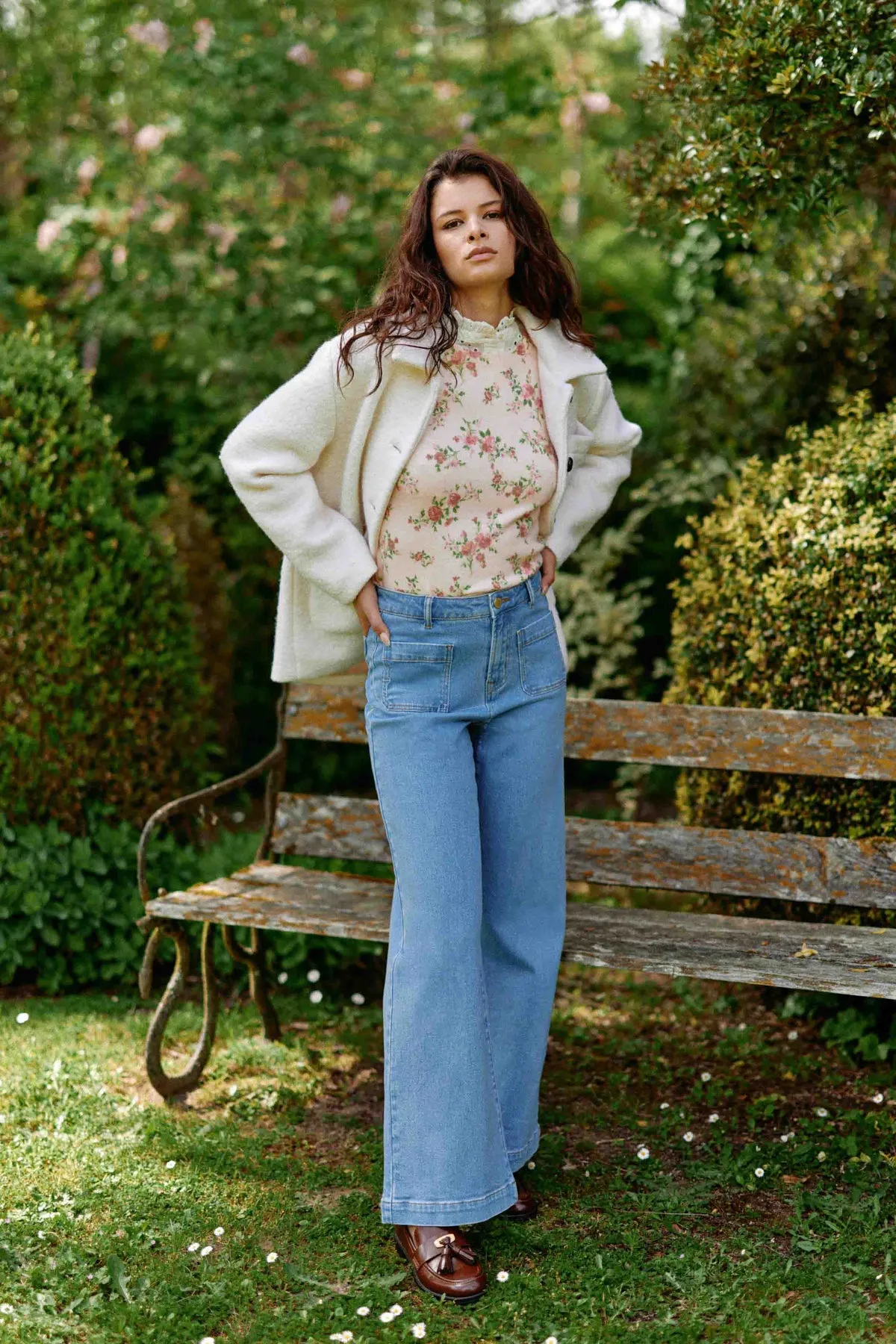 Jean flare Atlanty - Stone