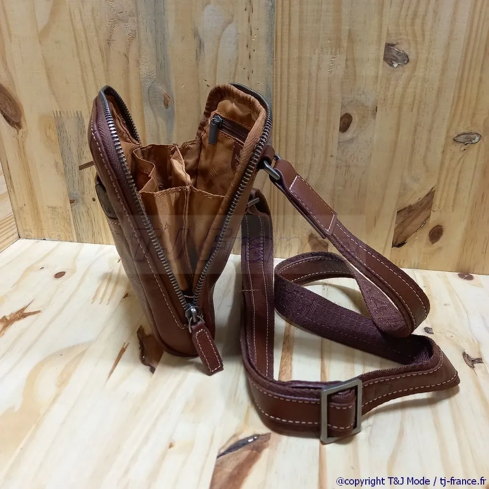 Katana Paris 81660 sacoche en cuir vachette sauvage