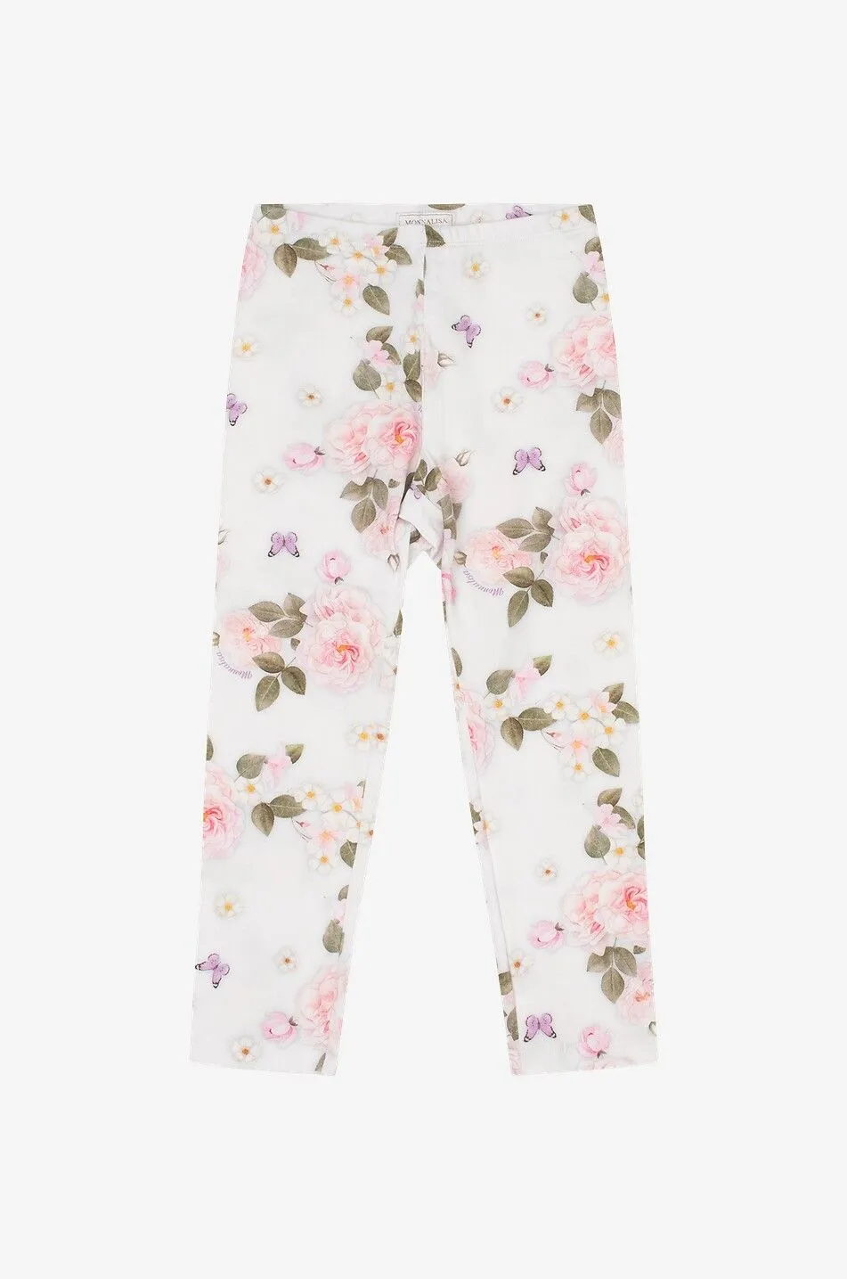 Legging en jersey fille Rosas