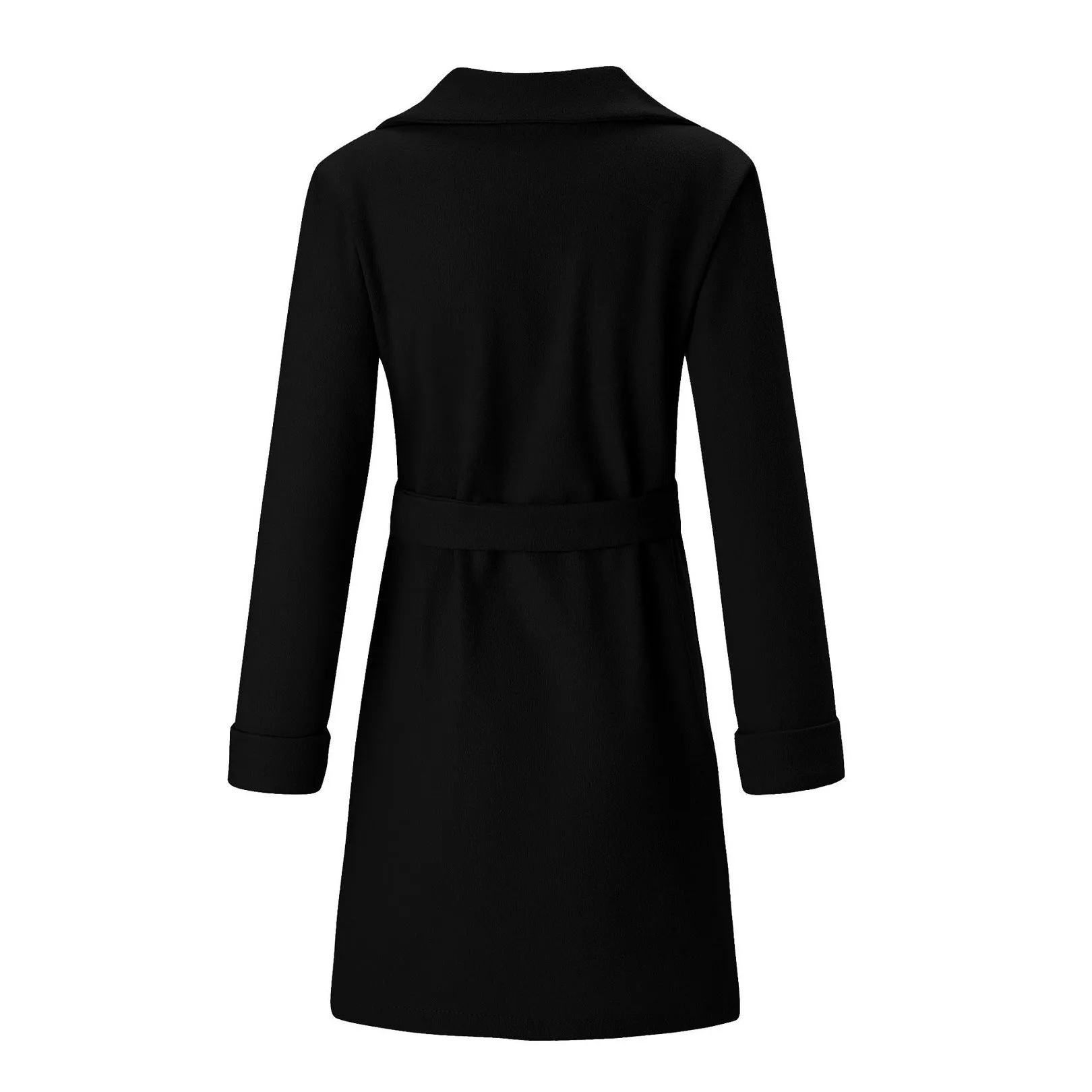 lise | Veste longue à double boutonnage en laine pour femmes