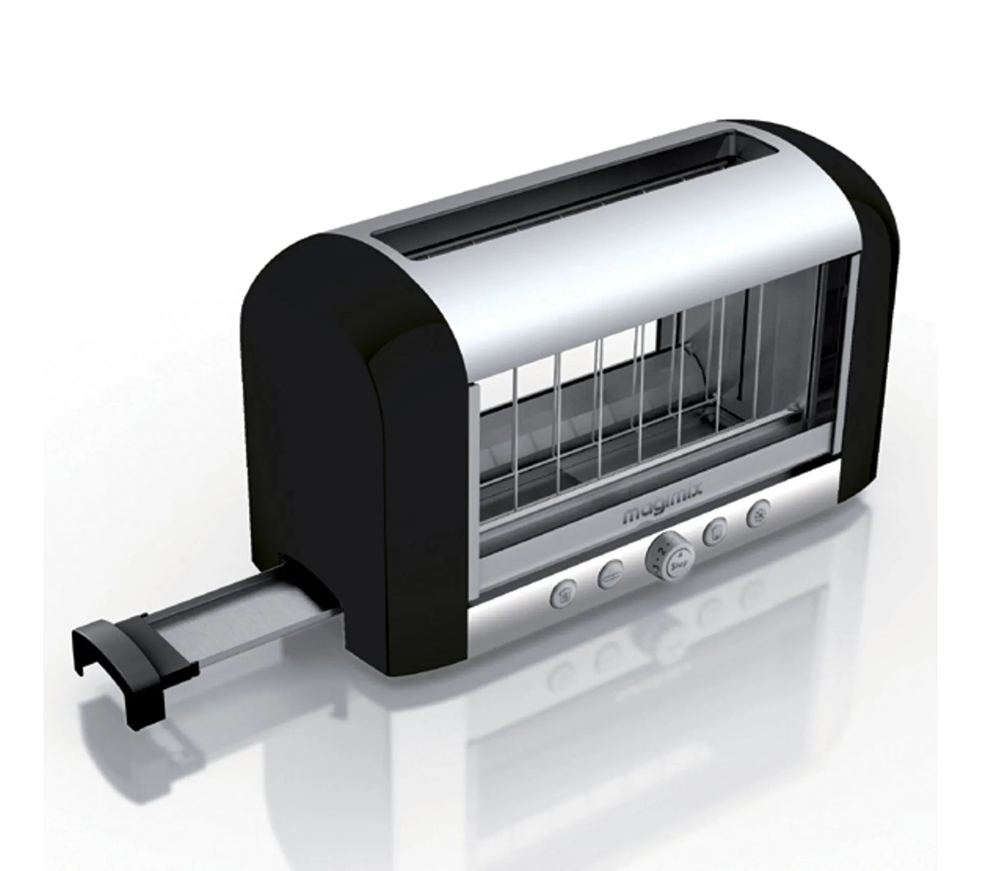 Magimix Grille-pain Toaster Noir - Vision - 11541