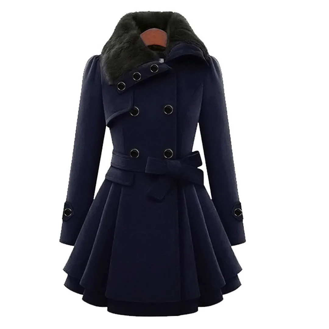 Manteau d'hiver long et chaud - Lise