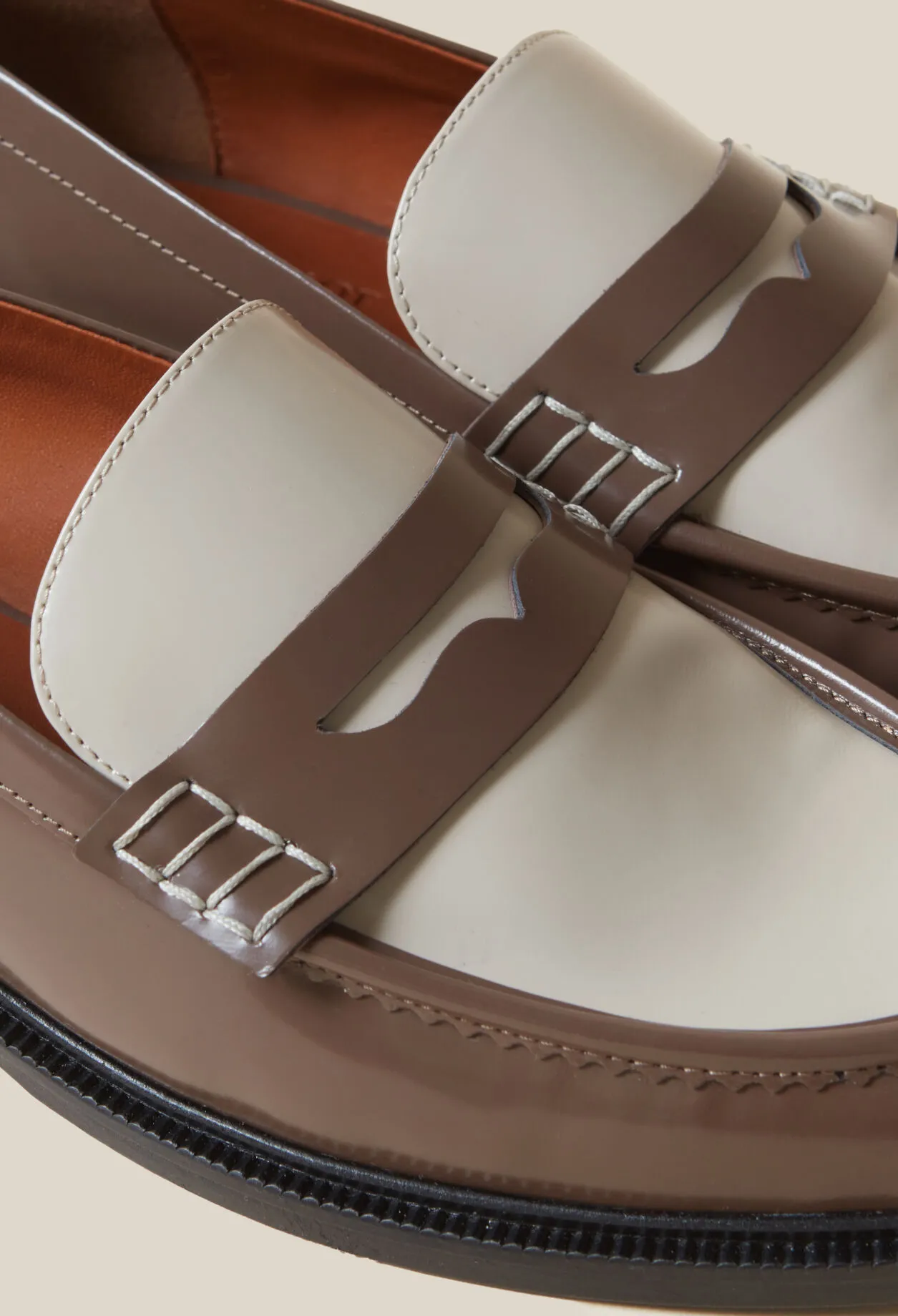 Mocassins vernis bicolores | Claudie FR