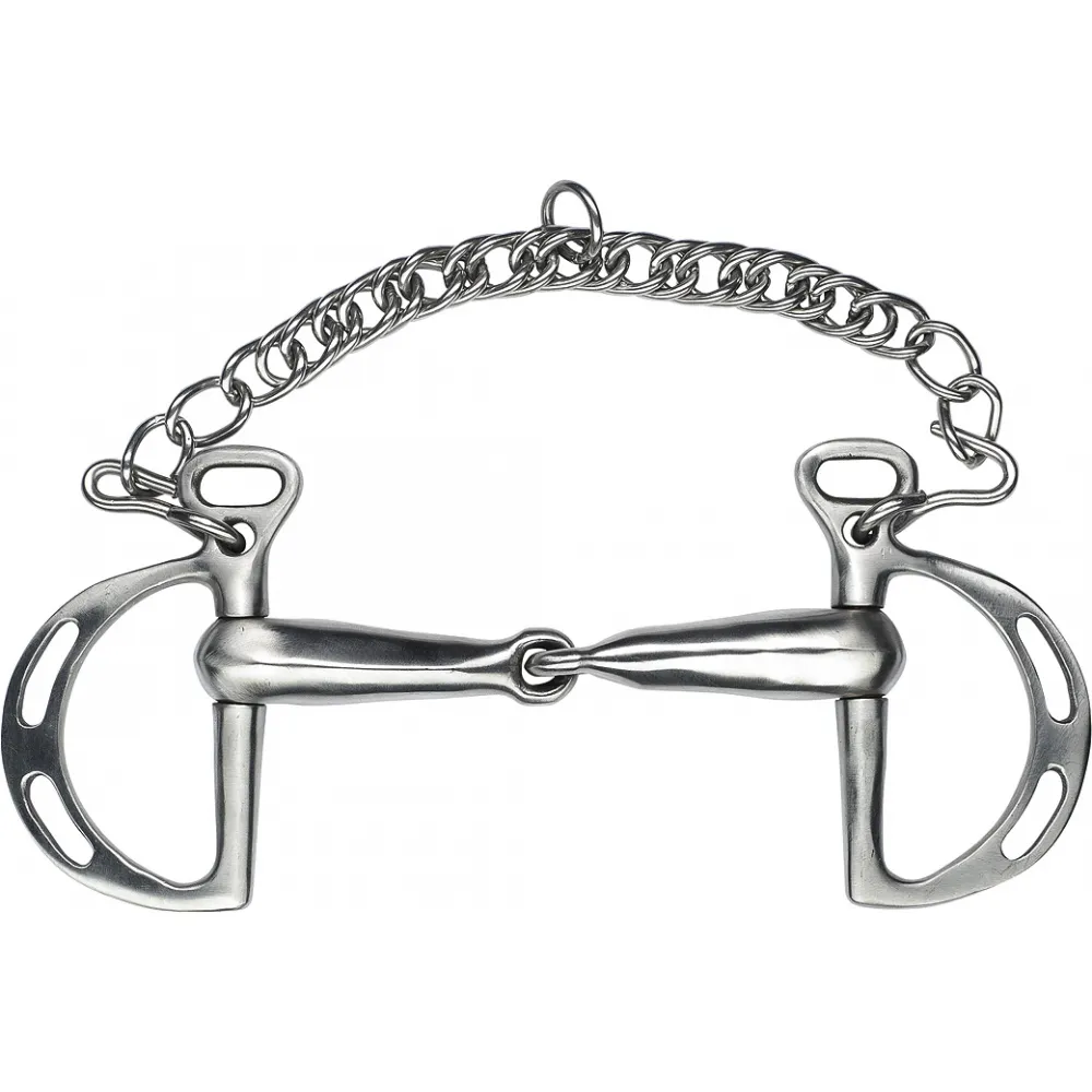 Mors espagnol brisé à passes inox satin - MORS ESPAGNOL - PADD