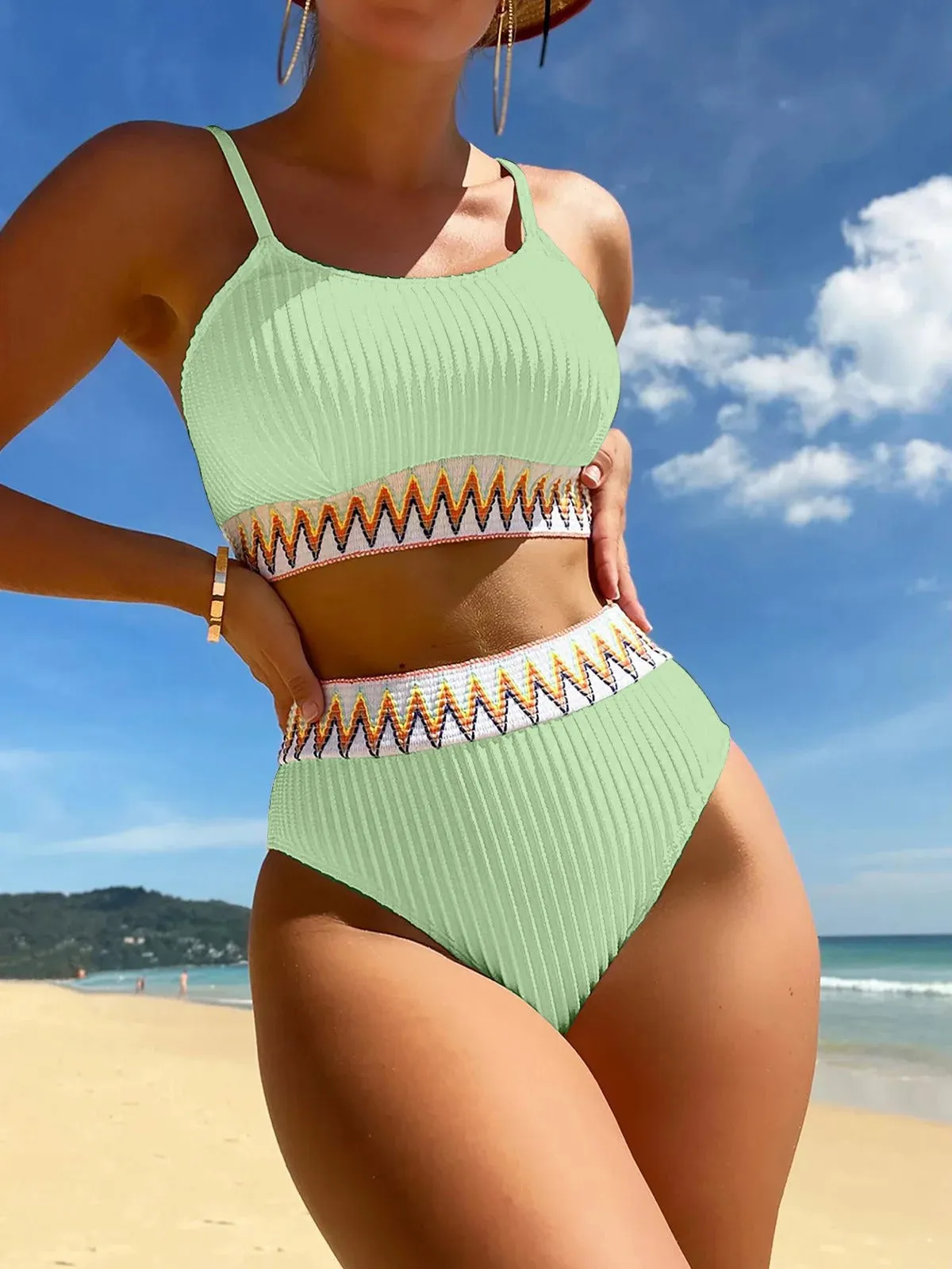 Nancy - Maillot de bain à taille haute