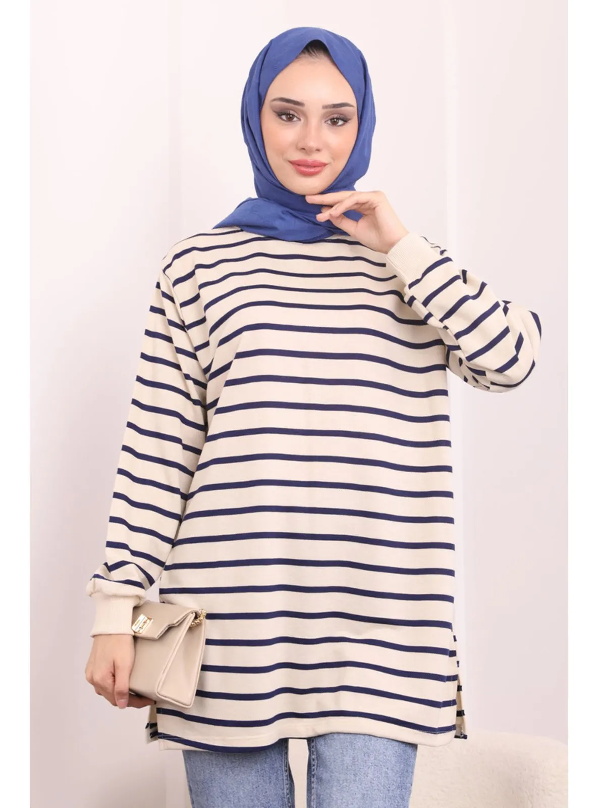 Navy Blue - Sweat-shirt