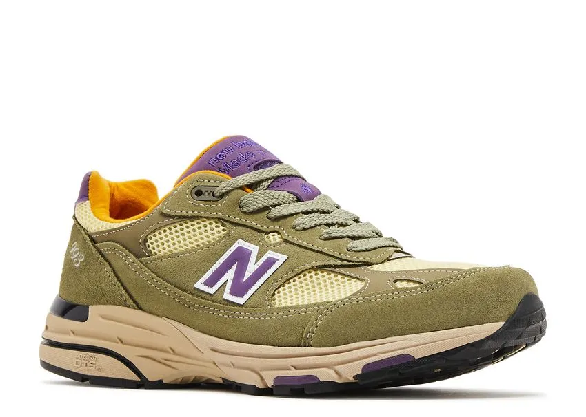 New Balance 993 MiUSA Teddy Santis Olive Leaf Maize