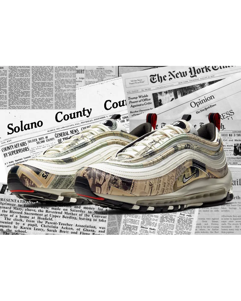 Nike Air Max 97 Newspaper