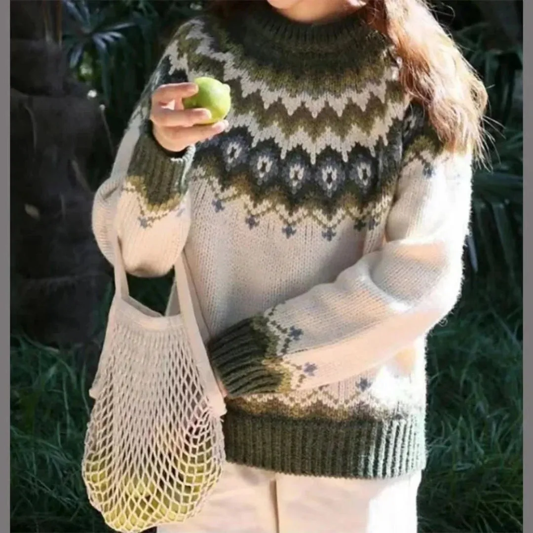 Pahari | Pull Tricoté Surdimensionné Pour Femme | Chaud