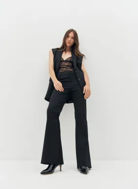 Pantalon KosPant noir esprit tailoring