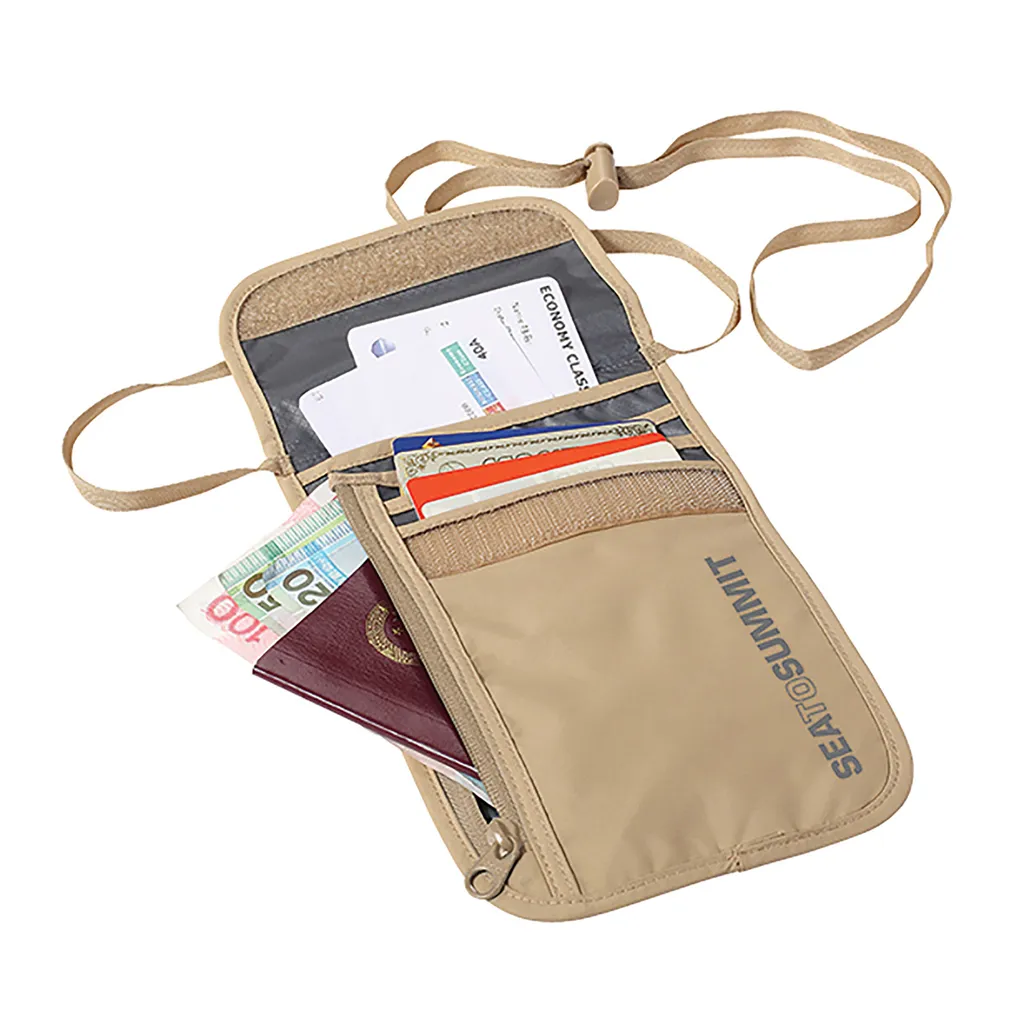 Pochette de voyage Neck Wallet - Sable