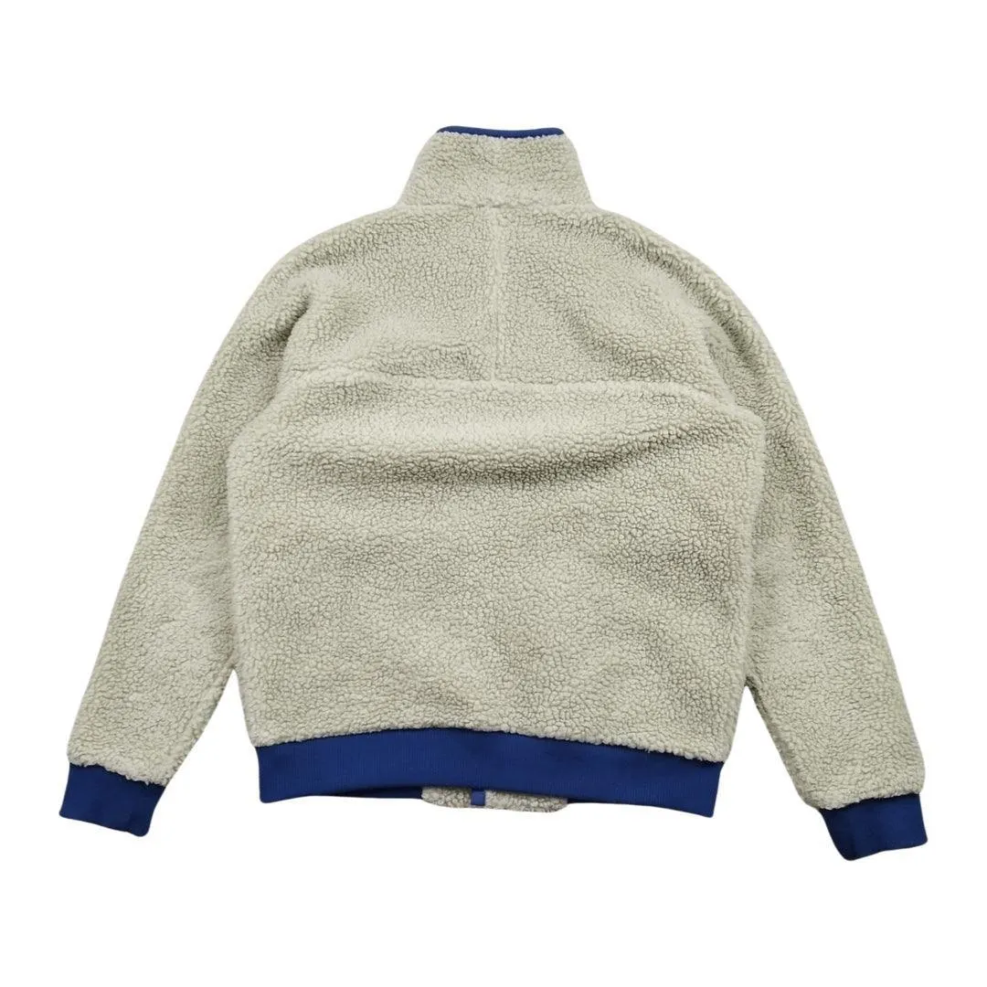 Polaire à boutons crème taille M