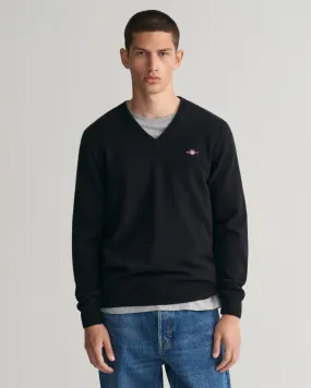 Pull col V en laine d'agneau ultrafine