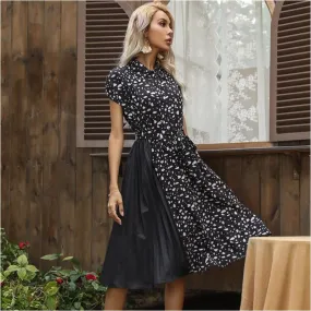 Robe mi longue femme chic