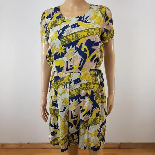 Robe à motifs- Cotélac- Taille 36