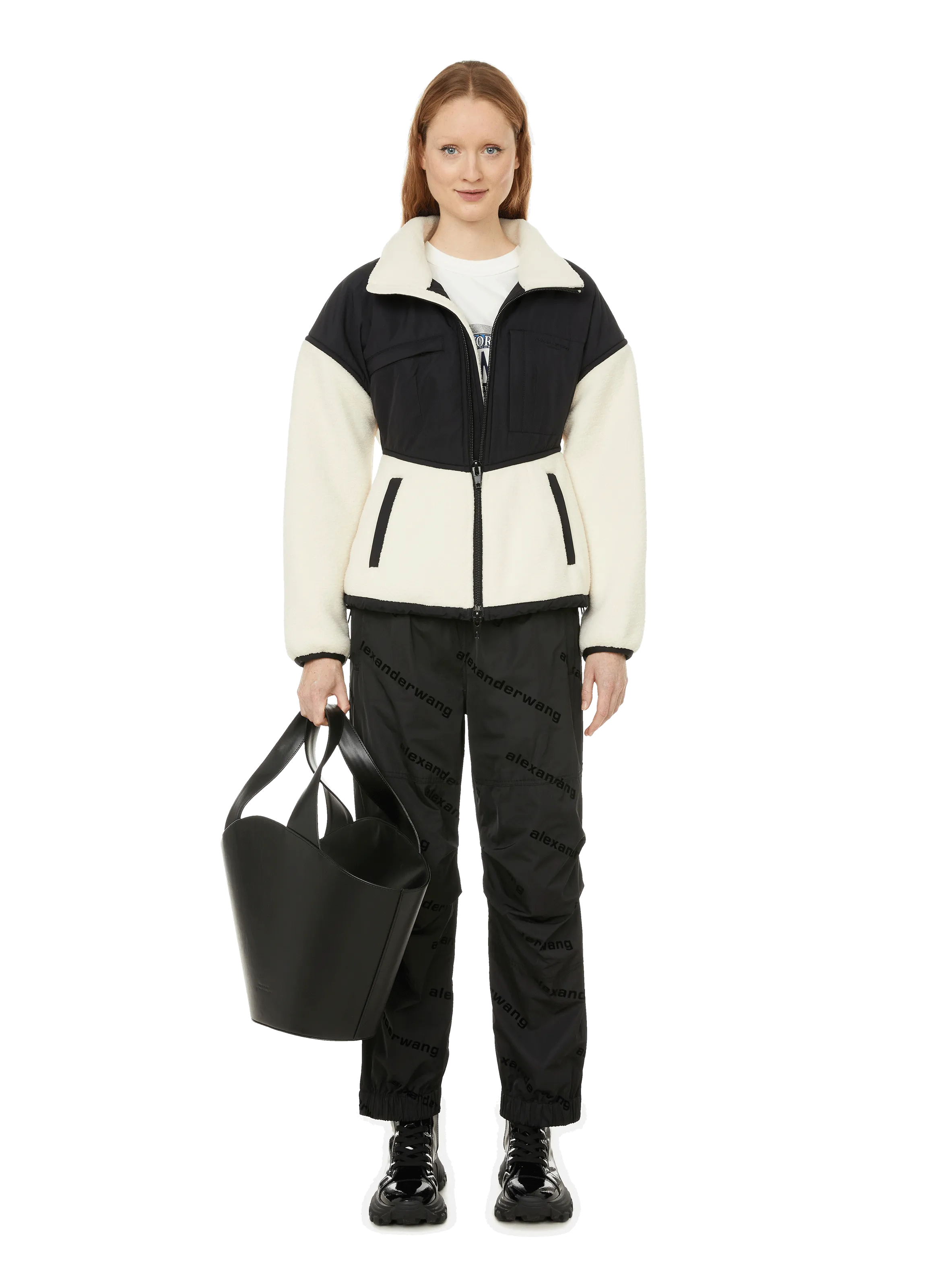SAC à MAIN BASKET EN CUIR VEGAN - ATOMY pour FEMME | Printemps