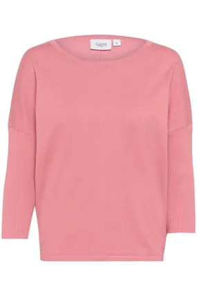 Saint Tropez Milasz Brandied Apricot R-neck Jumper - Trouva