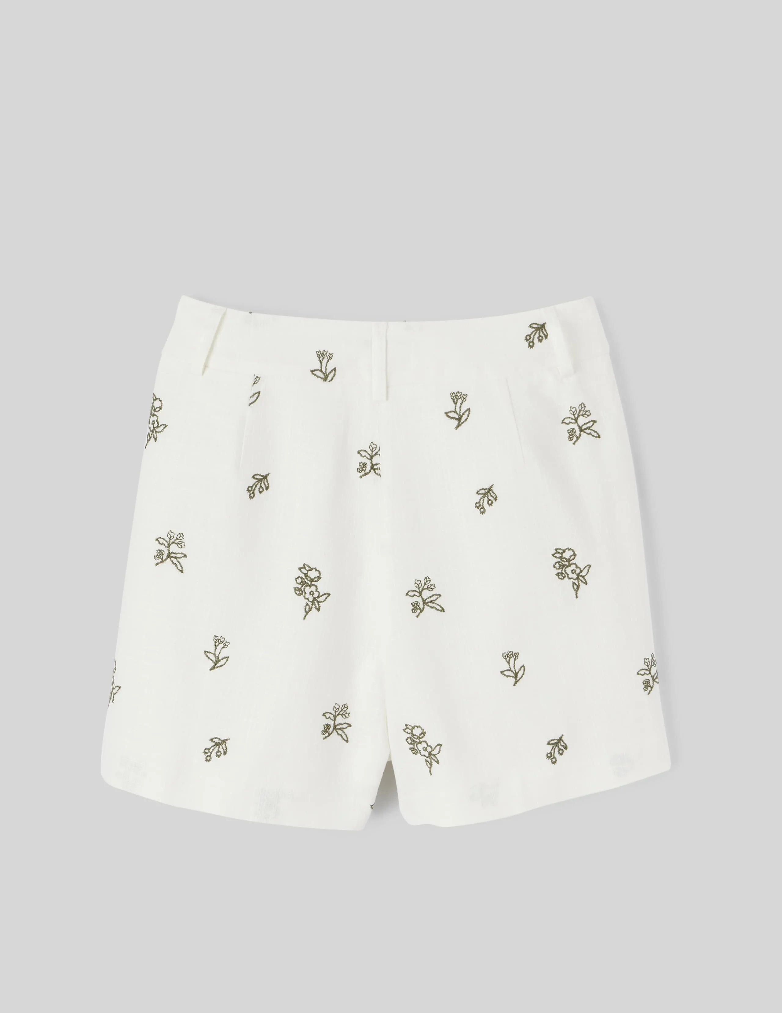 Short brodé