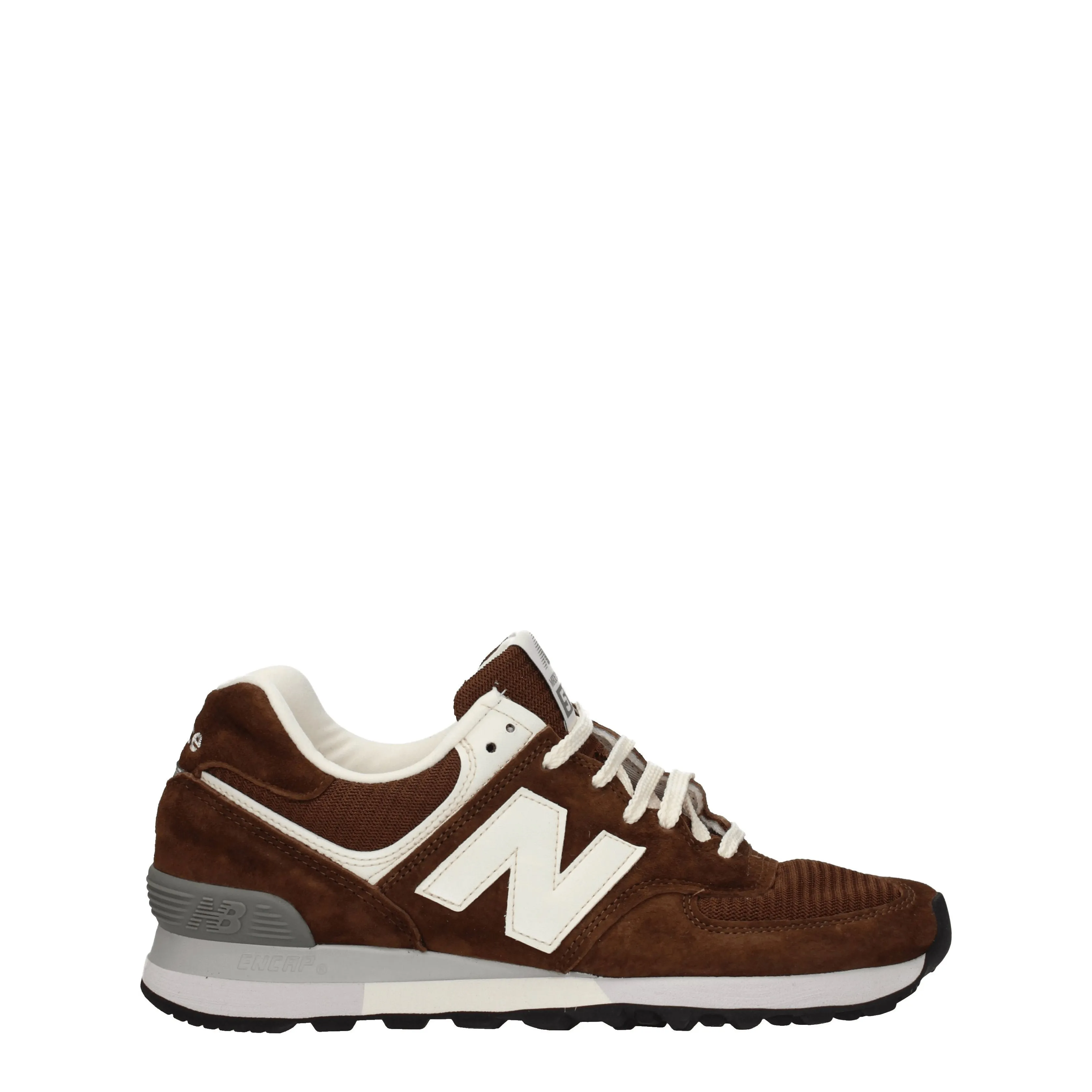 Sneakers de New Balance 576 Tissu pour hommes marron / blanc